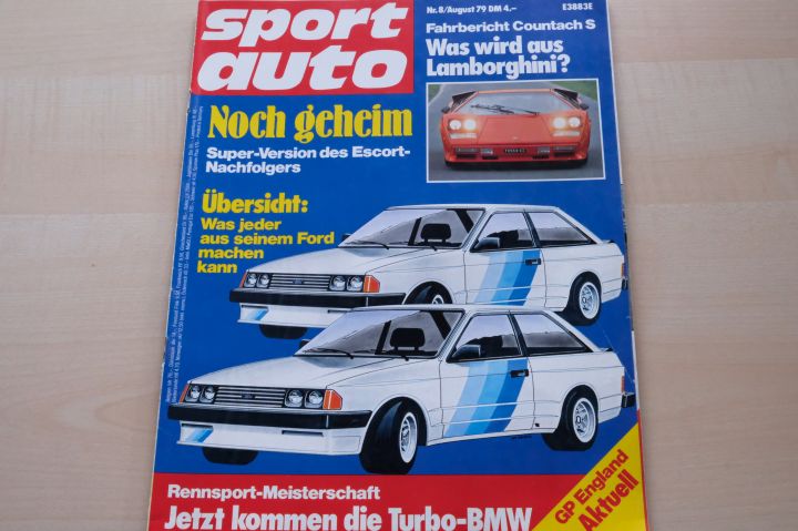 Deckblatt Sport Auto (08/1979)